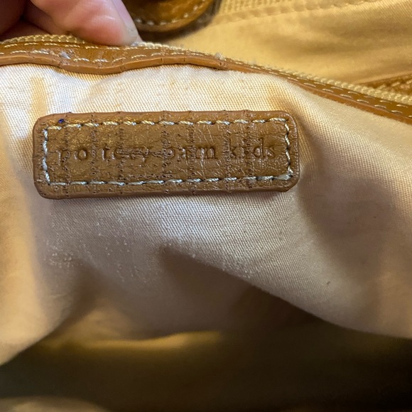 Pottery Barn Kids Canvas and Leather Tote - Picture 2 of 7
